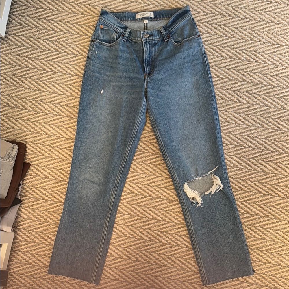 Abercrombie & Fitch CURVE LOVE 90s straight low rise